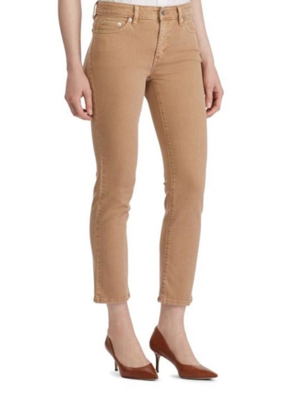 Lauren Ralph Lauren Camel Color Skinny Jeans
